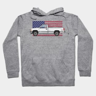 Flag LWB White Hoodie